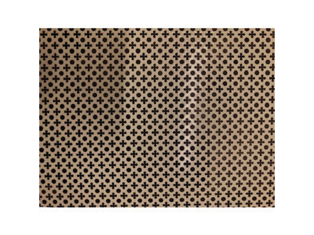 lamiera forata per termosifoni bronzo lamper.png Lamiera Forata per Termosifoni alluminio Fantasia1 Foglio mm.2000x1000 Spessore 0,5 Bronzo | Lamper - immagine 1